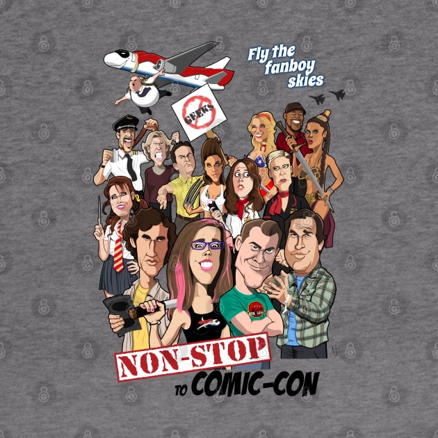 Non-Stop To Comic-Con by AndysocialIndustries